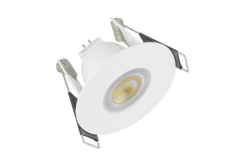 Integral LED Evofire Mini Fire Rated Downlight 45mm Cutout IP65 White Round